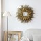 26” Fall Wreath for Front Door – Large Artificial Eucalyptus & Fern Leaves, Outdoor & Indoor Autumn Décor for Porch, Window, Farmhouse, Thanksgiving & Harvest Festival (Green-orange) 5"D x 26"W x 26"H
